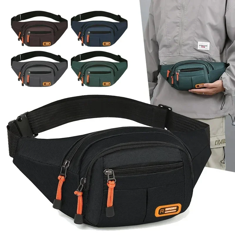 Männer Frauen Oxford Wasserdichte Mobile Taille Tasche Unisex Multifunktionale Große Kapazität Fanny Pack Tragen-beständig Para Hombre 2024