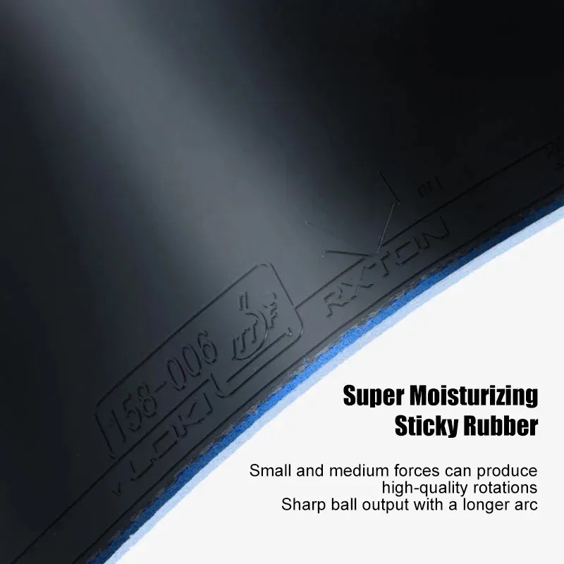 Loki rxton 3 pro borracha de tênis de mesa para raquete pegajosa e espinhas-em borracha de pingue-pongue aprovada pela ittf com esponja de alta densidade