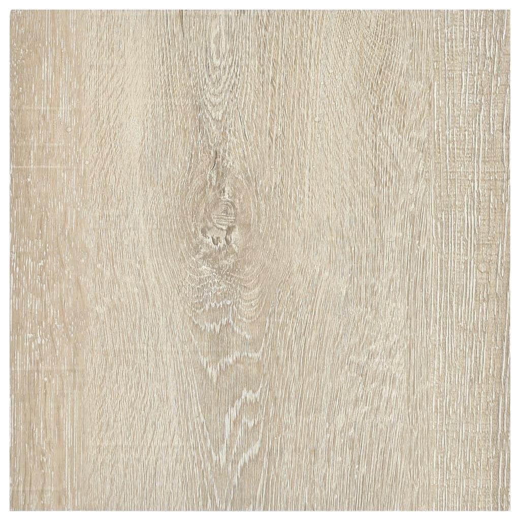 55 PCS Self-Adhesive PVC Flooring Planks - 5.11 m² Beige Vinyl for Easy Home Renovation