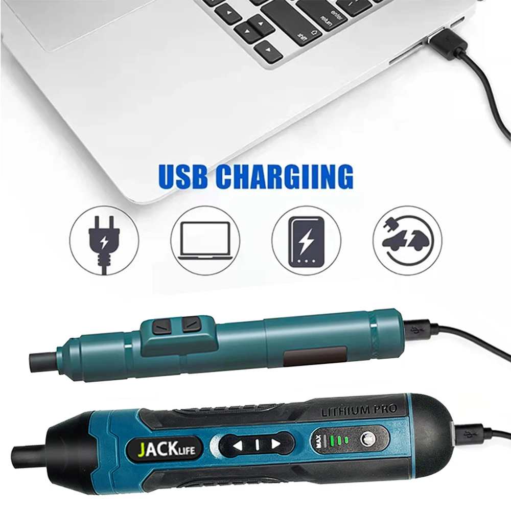 Akku-Elektroschrauber, wiederaufladbar, 1300 mAh Lithium-Akku, Mini-Bohrmaschine, 3,6 V, Elektrowerkzeug-Set, Haushaltswartung, Reparatur