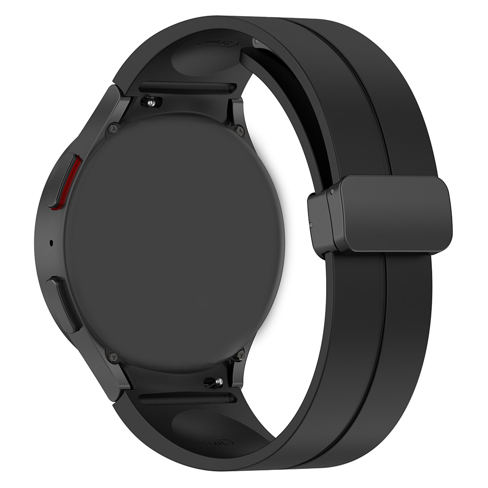 サムスンギャラクシーウォッチ用シリコンストラップ,クラシックウォッチバンド,磁気クラスプ,7,6,5,4,5 pro,6,4,40mm, 44mm, 45mm用