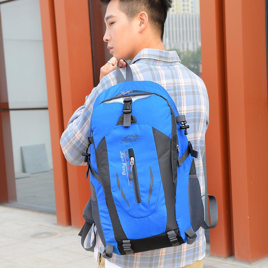 Mochila de senderismo 40L, mochila ligera de viaje para montañismo, bolsas deportivas impermeables, mochila de escalada, accesorios para hombres