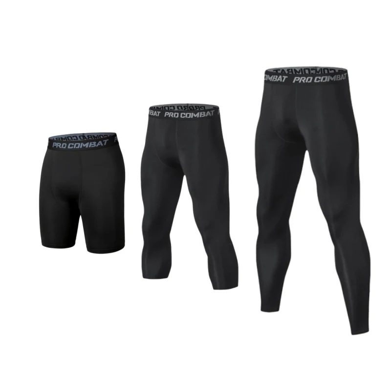 Mens Compression Pants Shaperwear Tights Cool Dry Leggings Sports Baselayer Running Athletic Workout Underwear Active Shorts