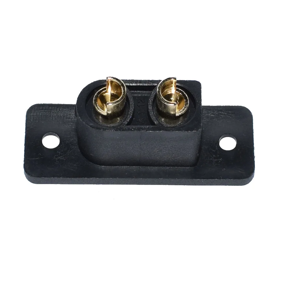 Conector de batería Amass XT90E-M, conector macho XT90E chapado en oro con funda protectora de PVC, tapa antipolvo para Dron de avión RC