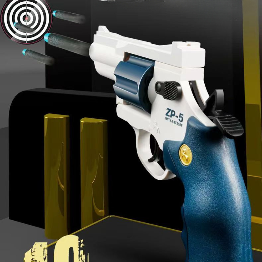 Soft Dart Bullet ZP5 Revolver Pistol Launcher ปืนของเล่นอาวุธกลางแจ้ง Airsoft นักกีฬา Pistola สําหรับของขวัญวันเกิดเด็ก