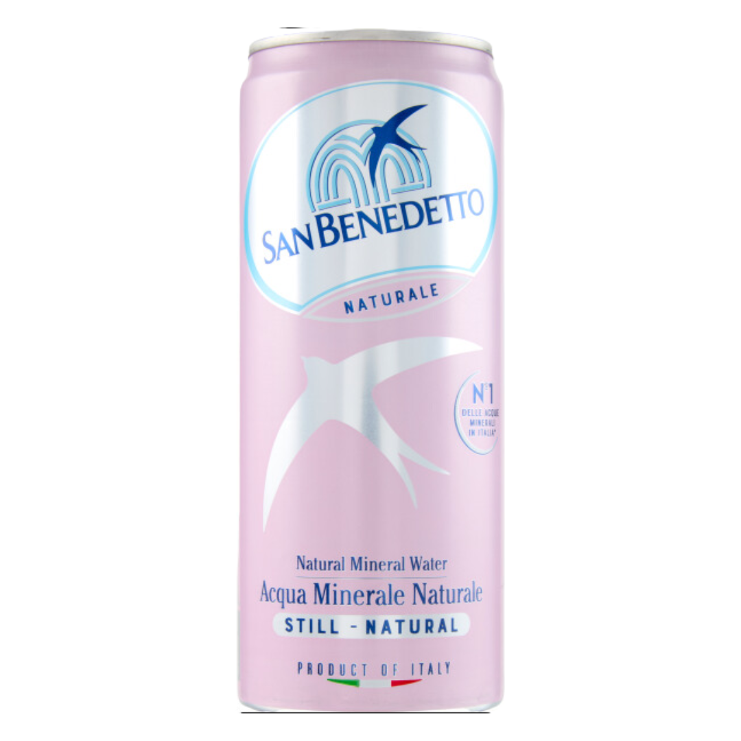 Acqua naturale lattina 330ml Dosen wasser-san benedetto