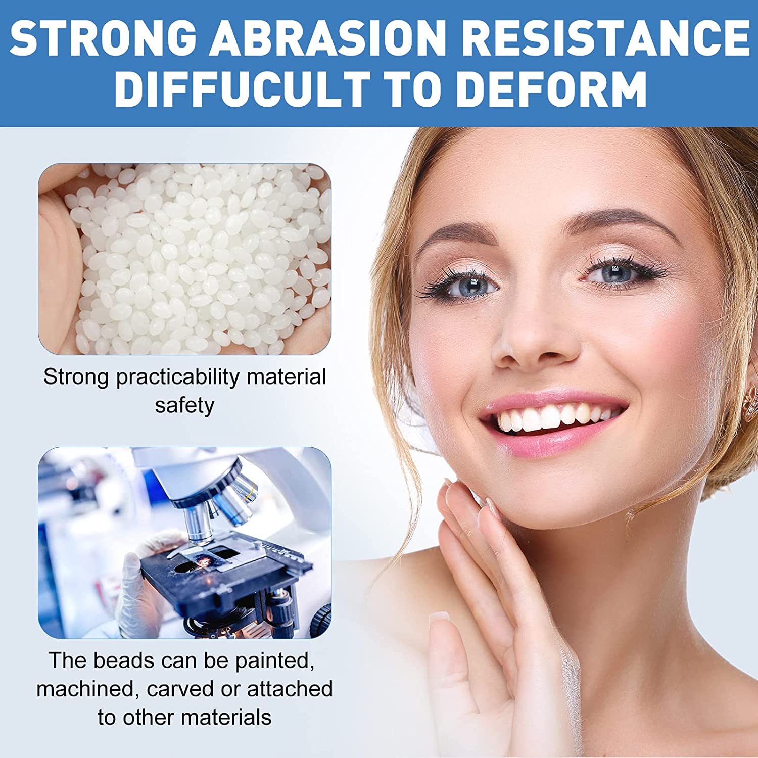 10 g/borsa Kit di riparazione dei denti-Perline termiche per il riempimento Ripara il dente mancante e rotto o adesivo La protesi Denti finti Gutta Per