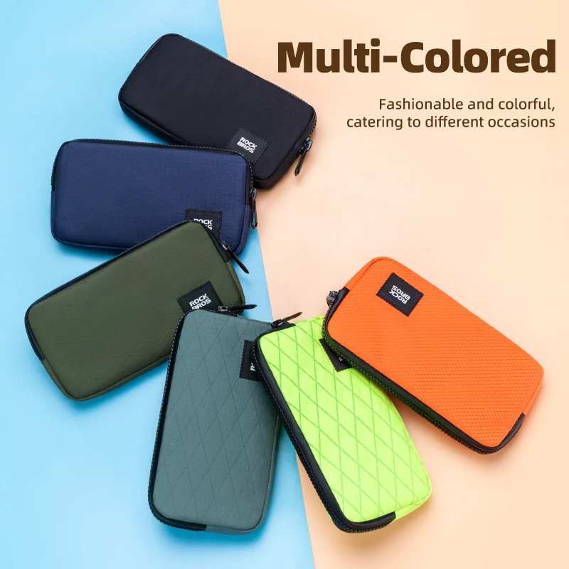 ROCKBROS Cycling Phone Bag Daily Use Small Size Lightweight Portable Multifunctional Hand Bag Storage Coins Wallet Commute Bag
