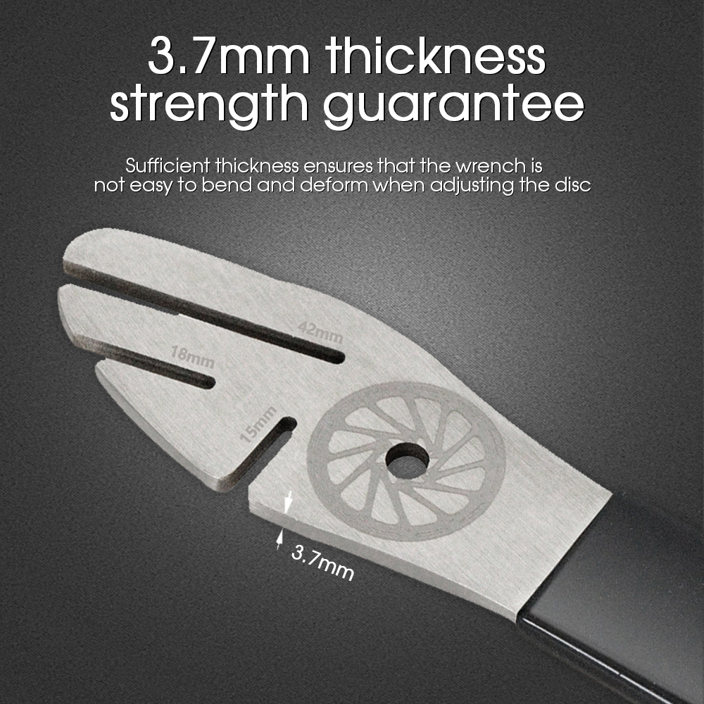 Ferramenta de reparo de freio a disco de bicicleta chave de freio de bicicleta estrada montanha disco achatamento chave de correção ferramentas de aço inoxidável
