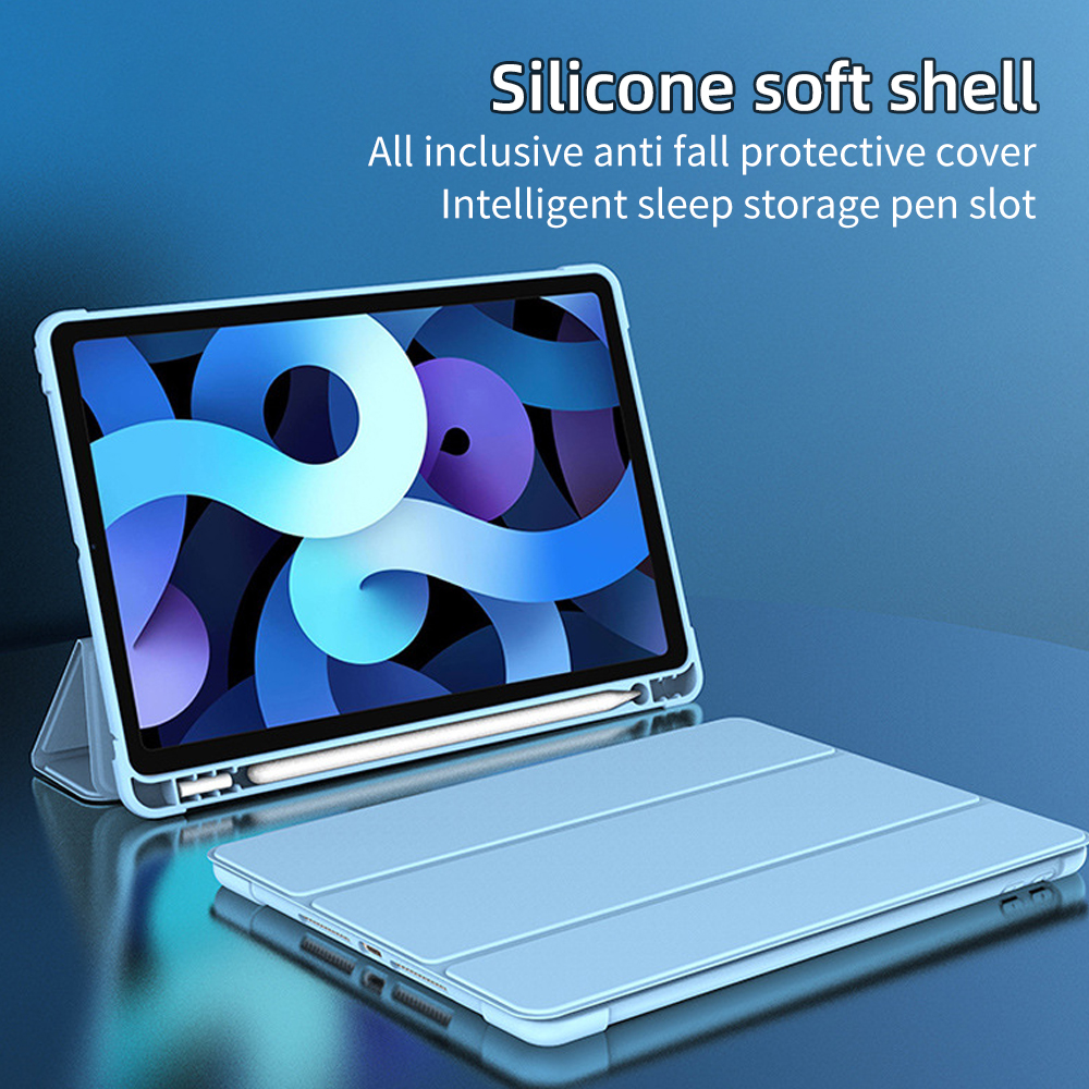 Voor iPad 10e generatie Case 3-voudig Valpreventie Cover voor Air 4 5 6 10.9in 11in 13in Voor Air 2 9.7 Pro 11 12.9 13 Mini 6 7 Case