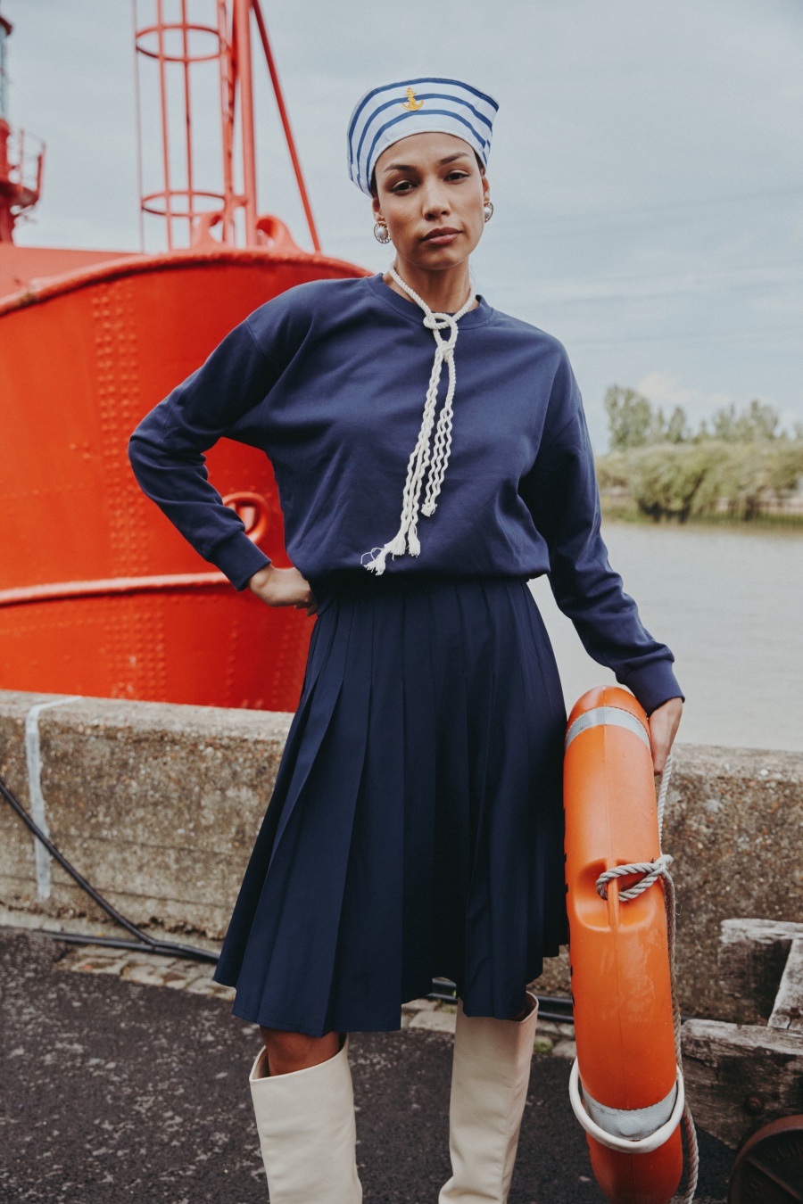AS AW25 модная спортивная одежда оверсайз + быстросохнущая плиссированная юбка до колена, комплект женской одежды