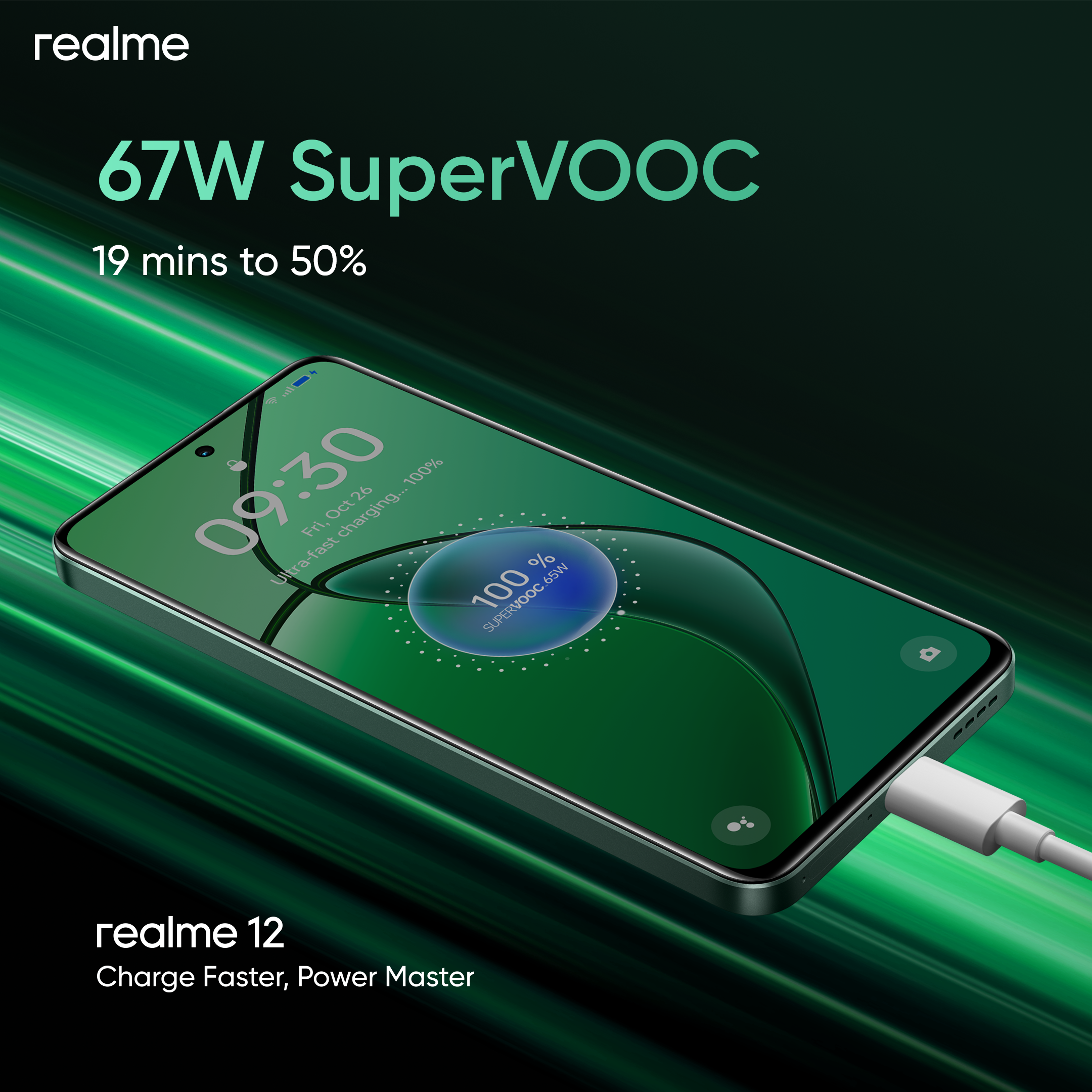 [Мировая премьера] realme 12 4G Смартфон Камера Sony LYT-600 с OIS 50Мп Процессор Snapdragon 685 Плавный AMOLED дисплей 120 Гц 6,67 дюйма Зарядка 67 Вт  SUPERVOOC NFC Русская версия