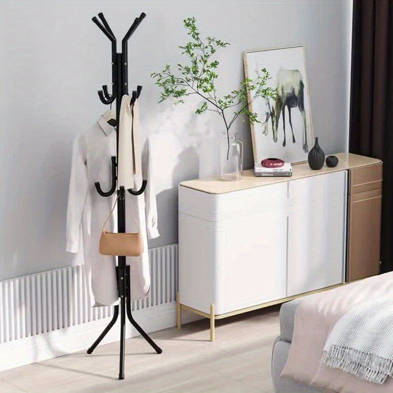 Einfache Eisen Mantel Rack Mäntel Taschen Schals Haushalt Lagerung Organizer Rack Für Büro Eingangsbereich Flur Wohnzimmer Schlafzimmer