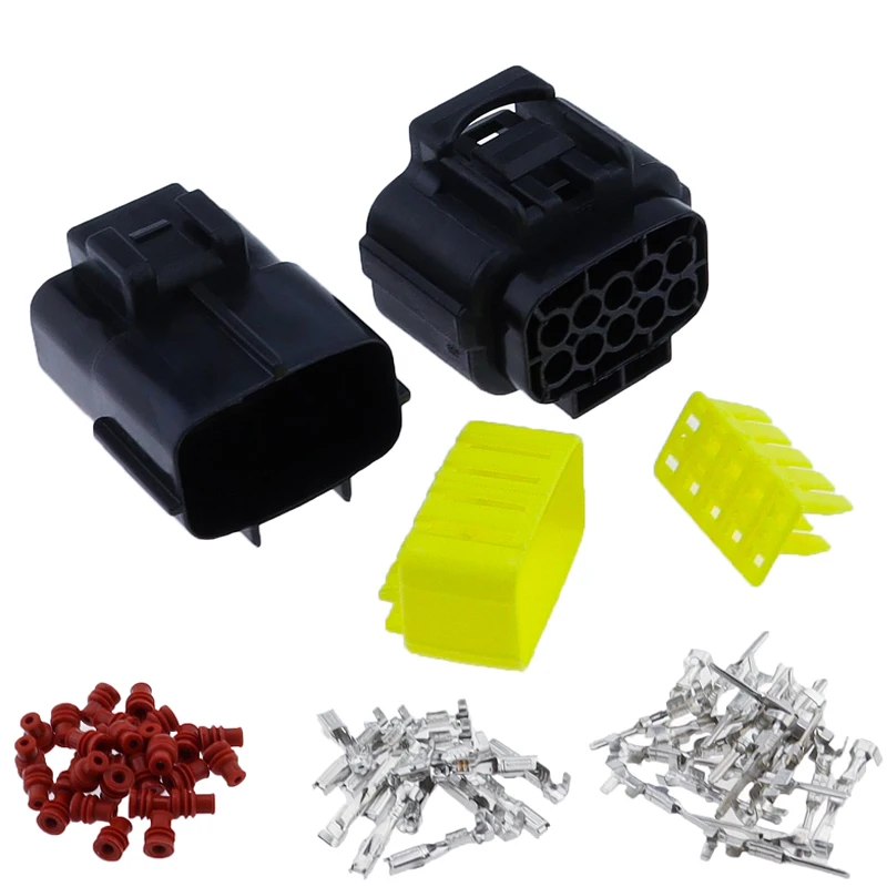 1 2 3 4 6 8 10 12 16 pines Denso Auto conector de cable impermeable enchufe eléctrico coche sellado arnés de camión enchufe con Terminal