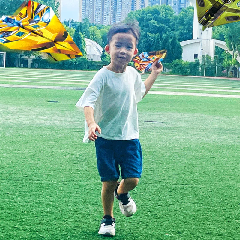 36 ชิ้น DIY ปริศนาเด็กสร้างสรรค์ Origami กระดาษเครื่องบินพับเด็กสีหัตถกรรมของเล่นเครื่องบินของเล่นเพื่อการศึกษา