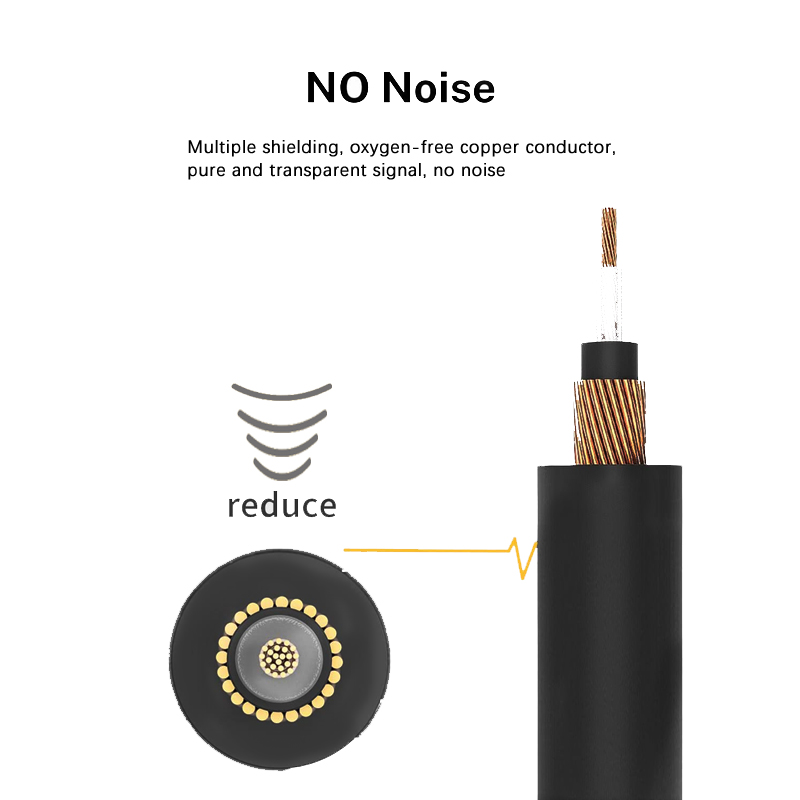 Cable de conexión negro XDSPLO, 6 pulgadas, 15cm, macho a macho, accesorios para instrumentos musicales para Pedal de efecto de guitarra eléctrica