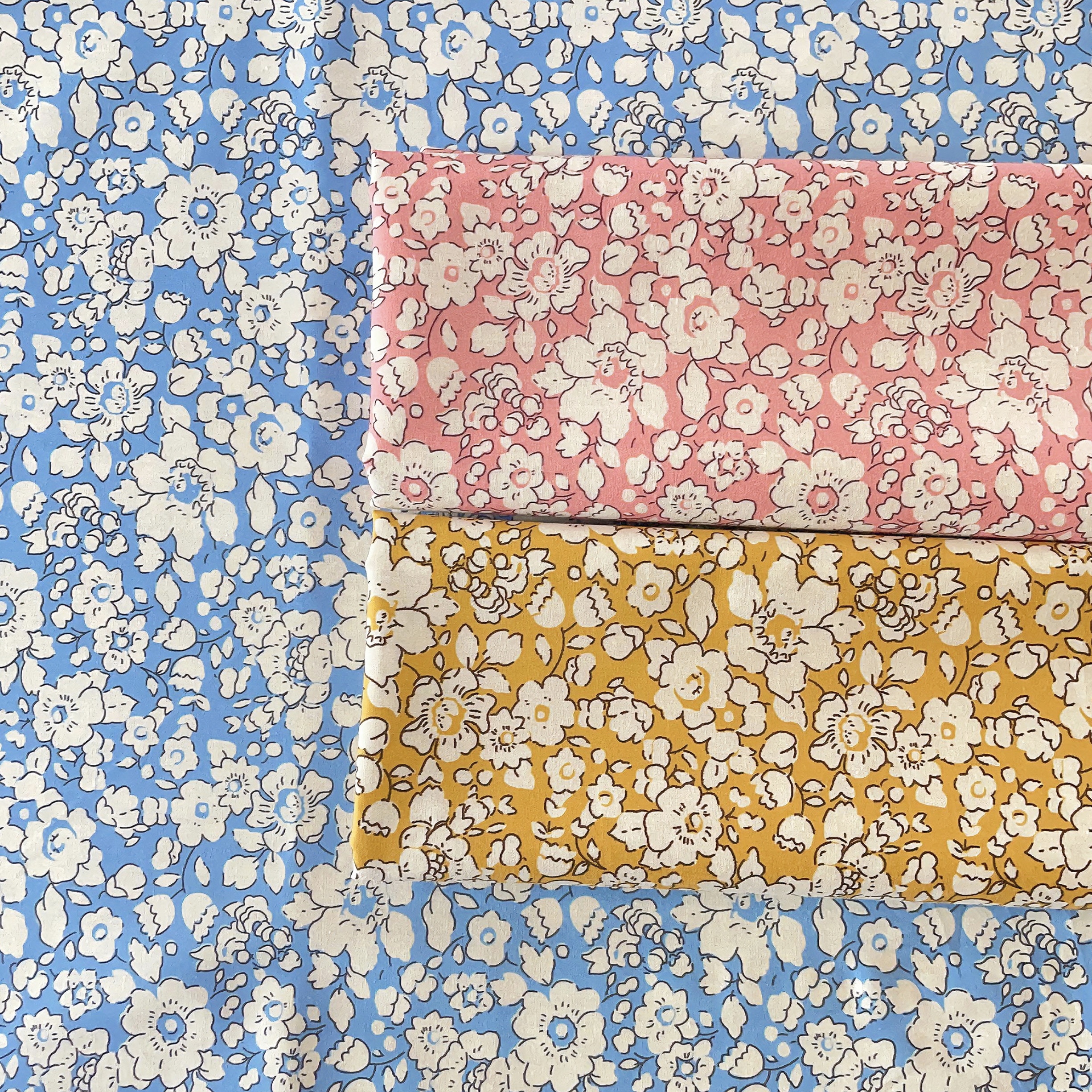 0.5m/1m/3m liberty cor floral impressão 100% algodão popeline tecido adequado para roupas infantis vestidos diy costura artesanato