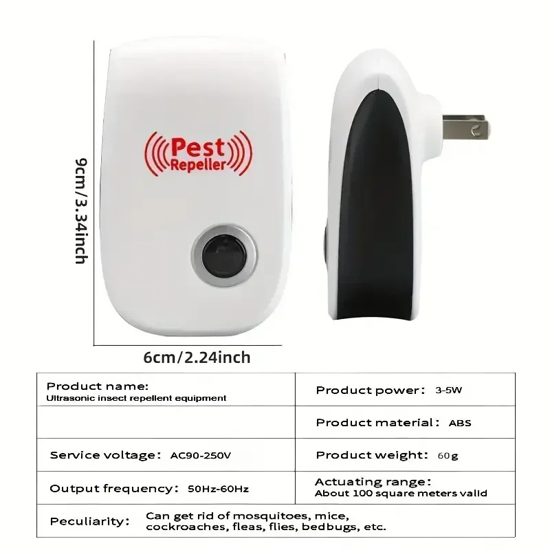 Repellente per parassiti ad ultrasuoni plug-in - Efficace controllo degli insetti interni per zanzare, topi, ragni, formiche, scarafaggi - Genera dei bambini