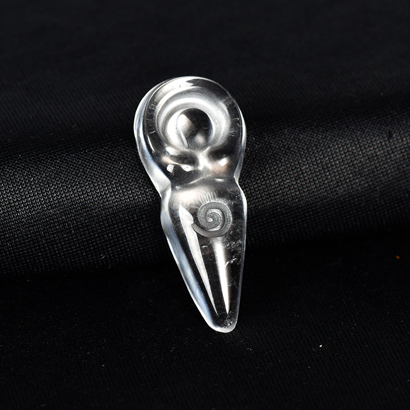 Crystal Fox Masker Godin Totem Schedel Houtsnijwerk