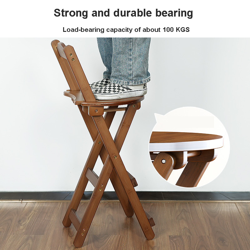Silla de Bar, silla de Bar sencilla para el hogar, respaldo para balcón, taburete de Bar, cafetería, silla alta, taburete de Bar