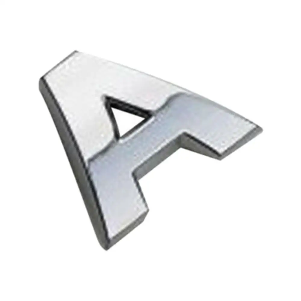 Pegatina autoadhesiva con letras y números para coche, insignia para coche, decoración con emblema, resistente al agua, calcomanía para parachoques de alta adherencia