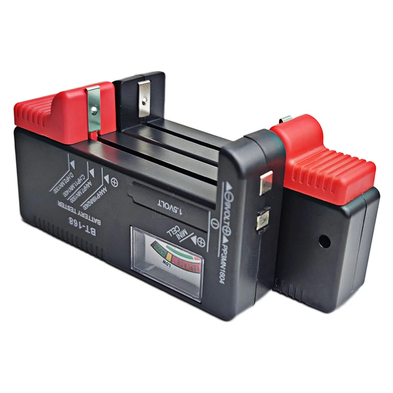 Probador de batería Digital BT-168 BT-168D, pantalla LCD AA/AAA/C/D/9V/1,5 V, Detector de verificación de capacidad de batería de botón, 1 Uds.