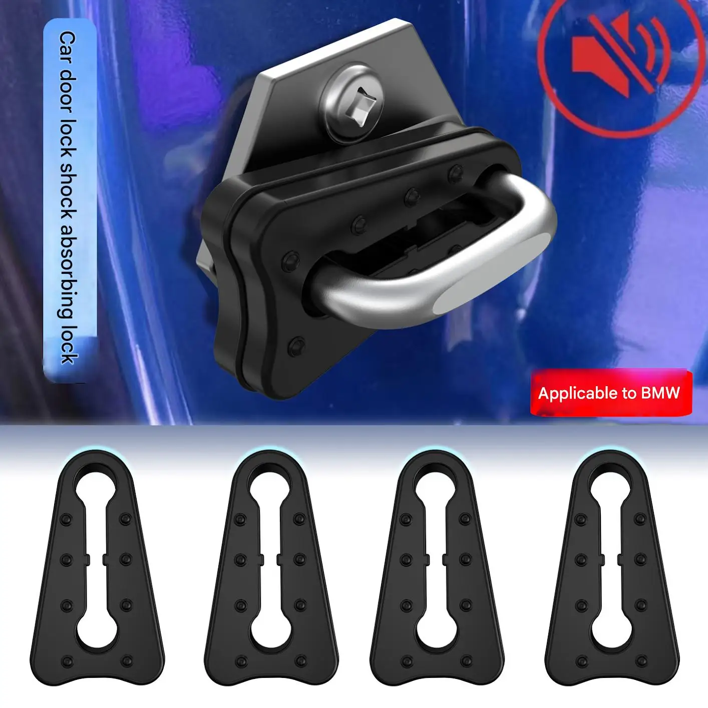 4 stücke Sound Dämpfer Türschloss Puffer Für Mini R60 R61 BMW 3 5 Serie X1 X3 F30 F31X5 X6 f34 F35 E90 E91 E92 E93 Stoßdämpfer