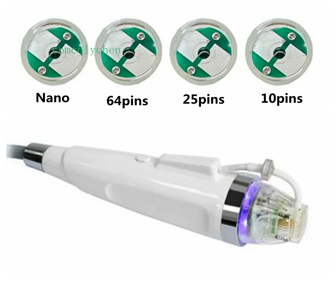 Disposable RF Microneedling Cartridge Gold Plated 10/25/64 Pins Nano consumables for Micro Needle RF Machine