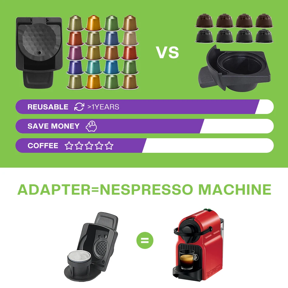Капсульный адаптер для оригинальных капсул Nespresso Convert Dolce Gusto Crema Make для кофемашины Dolce Gusto CIRCOLO Genio 2