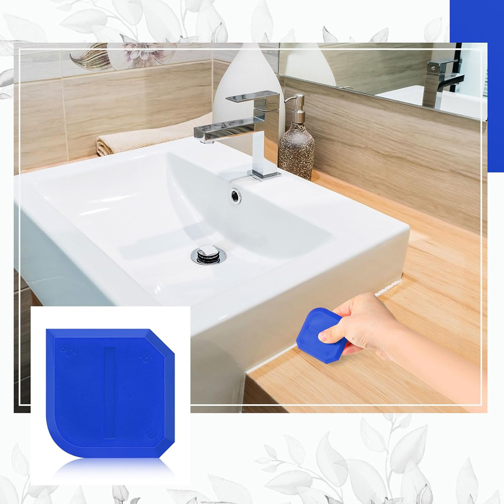 4 Pcs Silicone Glass Cement Scraper Sealant Grout Remover Tool Silicone Caulking Tool Versatile Home Finishing Caulking Tools