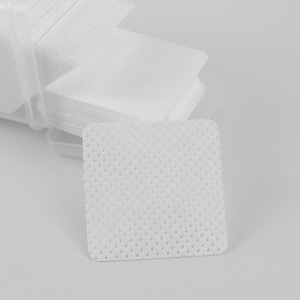 Removedor de pegamento de 200 piezas, toallita de algodón, bloque de limpieza de botellas, bandeja adhesiva y pinzas, herramientas de maquillaje