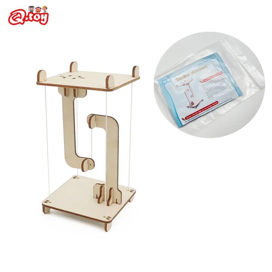 Juguetes STEM ciencia Tecnología DIY Anti gravedad estructura de tensegridad mesa flotante modelo juguete ayuda para enseñanza física chico regalo
