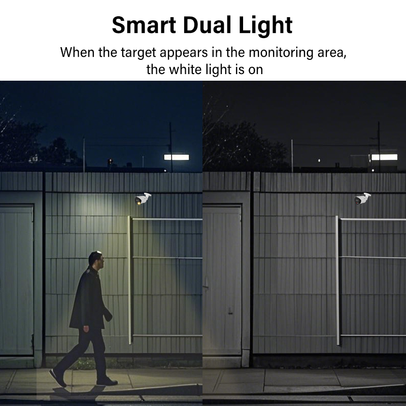 Dahua 4MP 8MP Full Color Camera Outdoor 4K Human Detection Security Cam With Mic Smart IR Warm Light HFW2849S-S-IL HFW2449S-S-IL