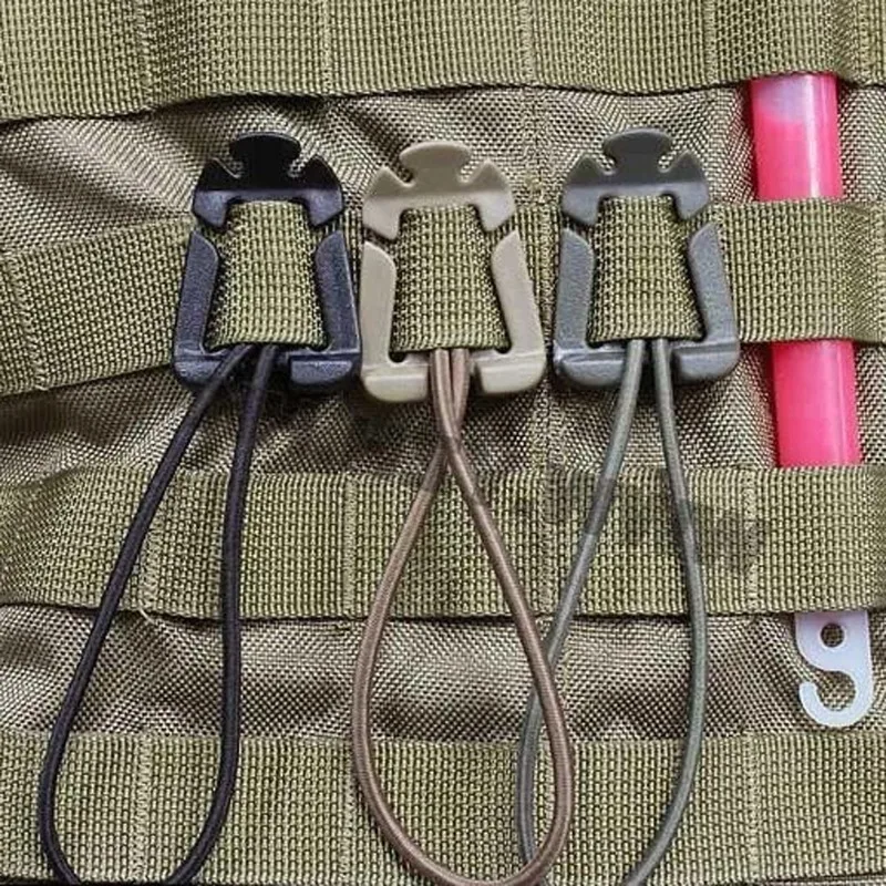 1/2/5 Chiếc Ba Lô Khóa Kẹp Carabiner Sinh Tồn Dụng Cụ Móc Đa Năng Kẹp Ngoài Trời Nylon Cắm Trại Túi Móc Treo móc Hoang Dã Hike
