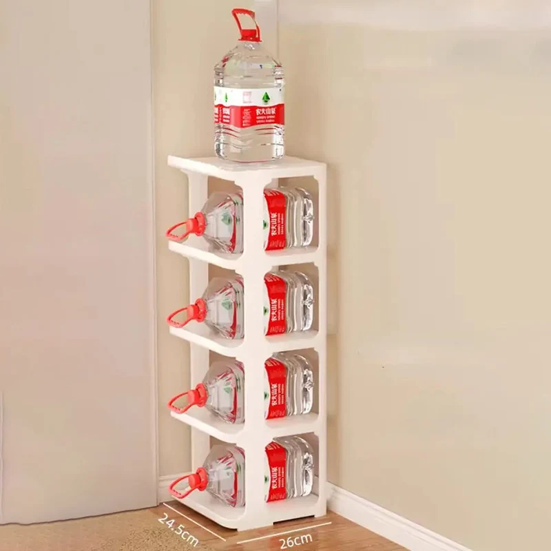 9-Layer Doorway Shoes Organizer Wall Corner Stackable Space-saving Narrow DIY Shoe Storage Rack Household Dormitory Furniture