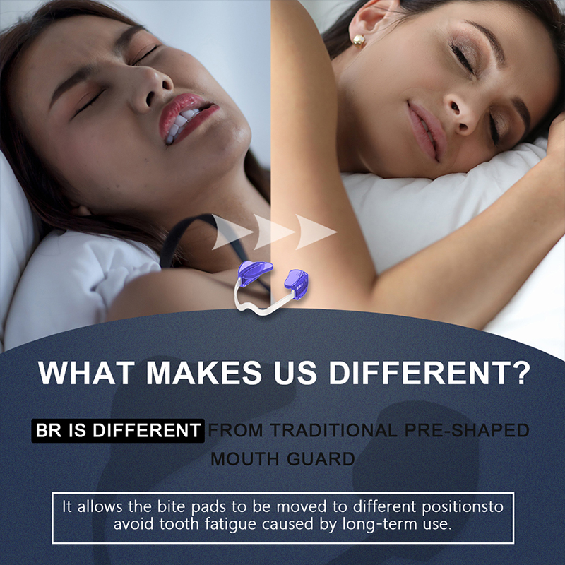 Protector bucal para rechinar los dientes, 2 piezas, protector dental ajustable, bruxismo molar, ayuda para dormir