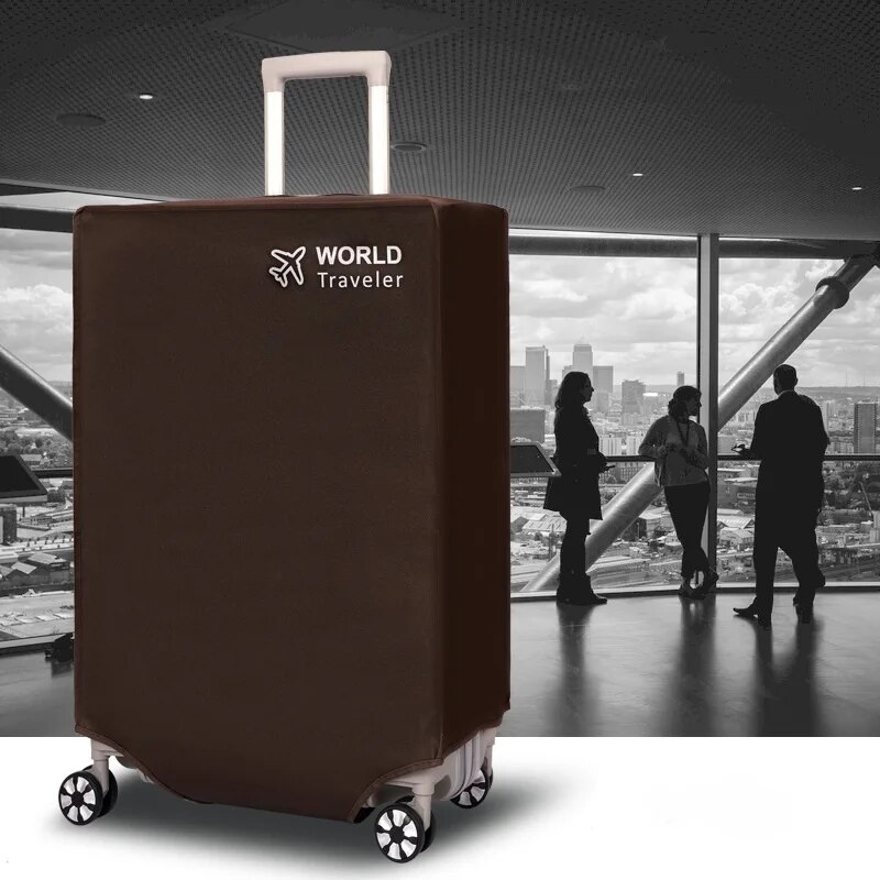 Capa protetora para compartimento de bagagem, tecido não tecido, anti-poeira, durável, preto, caso de viagem