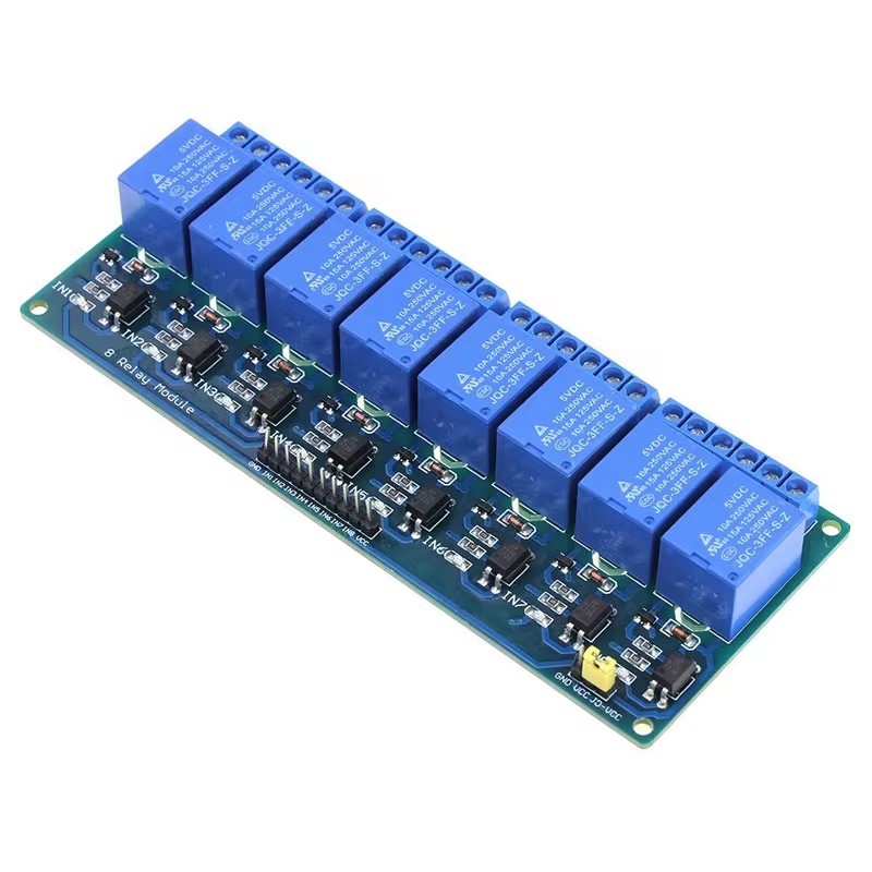 Módulo de relé de bajo nivel, placa de interfaz, PIC AVR DSP ARM MCU Shield para arduino, 5V, disparador, uno, dos, cuatro, ocho, 1, 2, 4, 8 canales