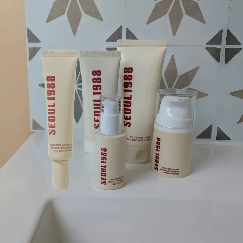 Seoul 1988 Retinol Ginseng Eye & Face Cream Set Firming Repair Moisturize Anti-aging Diminish Lines Wrinkles Facial Care Essence