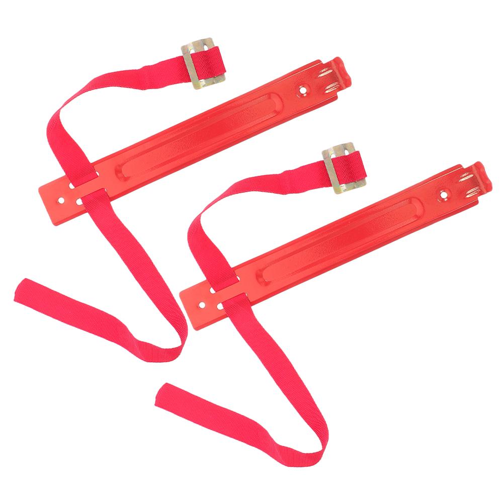 Fire Extinguisher Hook 2 Pcs Iron Wall Mount Brackets Compatible 2KG 3KG 4KG Adjustable Easy Installation Spacesaving Solution