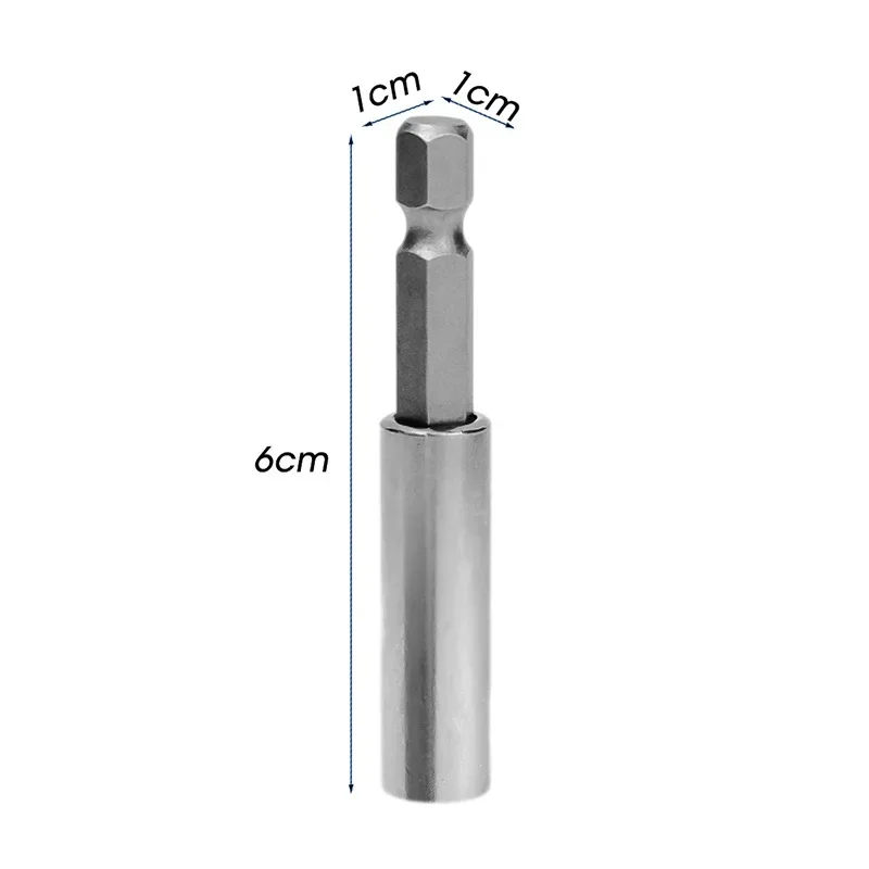 Magnetic Screwdriver Extension Carbon Steel Screwdrivers Bit Handle Extended Connecting Rods Holder Woodworking Tools Wholesale