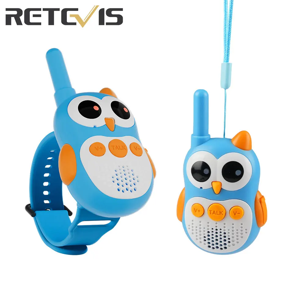 Retevis RT30W Kinder-Walkie-Talkie-Set, Typ-C-Aufladung, tragbares tragbares Radio-Spielzeug für Jungen und Mädchen, Camping, Radfahren, Erkunden