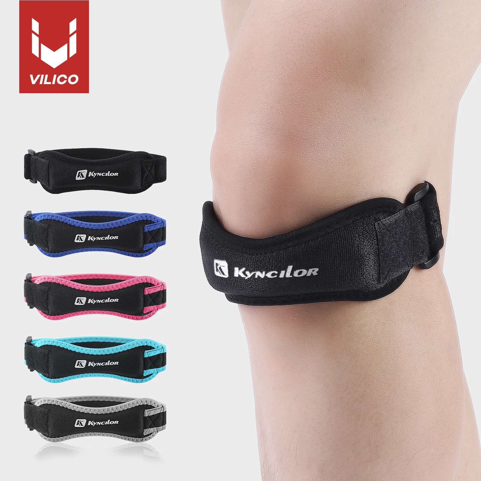 1 pezzo ginocchio tendine rotuleo supporto per ginocchio strape tutore regolabile assorbimento degli urti compressione ginocchiera per basket