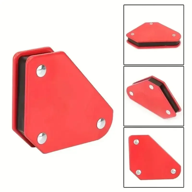 ZEXEF 4PCS Clip di fissaggio magnetica Cravatta Posizionatore di saldatura Accessori per fissatore di saldatura Supporti angolari Arco magnetico di saldatura