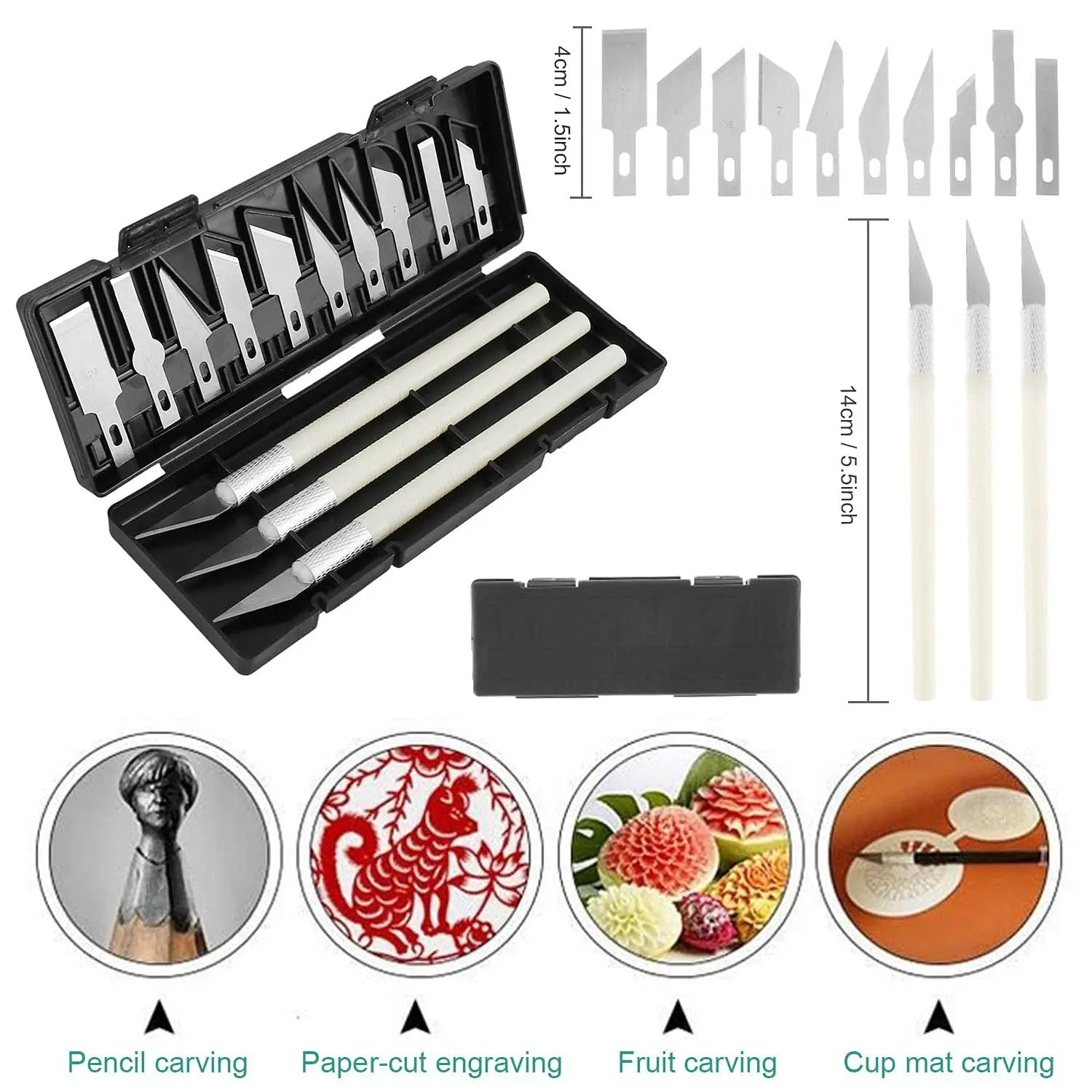 Creality 3D Model Grinding Tool Deburring Engraving Knife Kit Carving Tool DIY File Cutter Scraper Trimming Tool 3D Printer Part