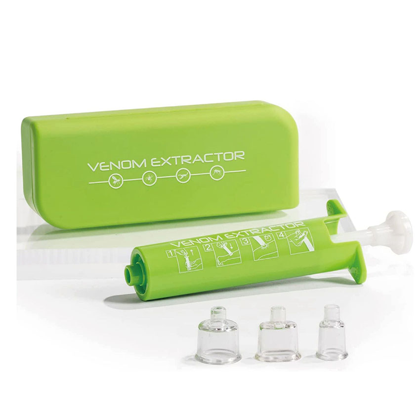 การรักษาฉุกเฉินสําหรับแมลงกัดสูญญากาศลบความดัน Venom Extractor Poison Extractor