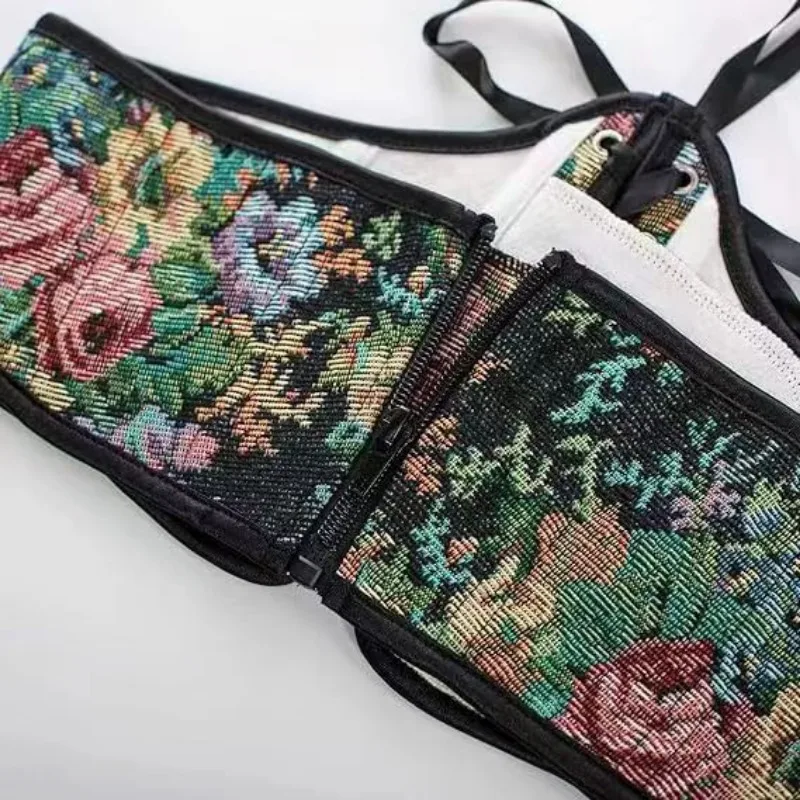 เซ็กซี่เข็มขัดรัดตัวสําหรับผู้หญิง Body Shaper Girdle แฟชั่นเอวเทรนเนอร์ Shapewear Fajas Lolita Cummerbunds สุภาพสตรี Shaping เสื้อผ้า