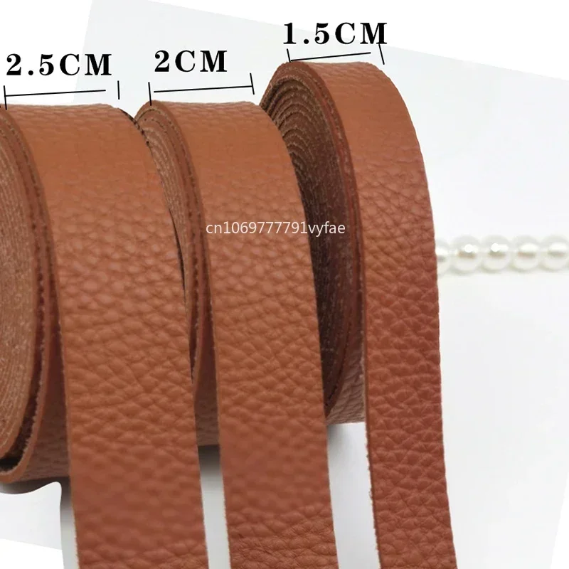 4,5 meter DIY lederen ambachten riemen strips voor lederen accessoires riem handvat ambachten maken 1,5/2,5 cm breed duurzaam stevig