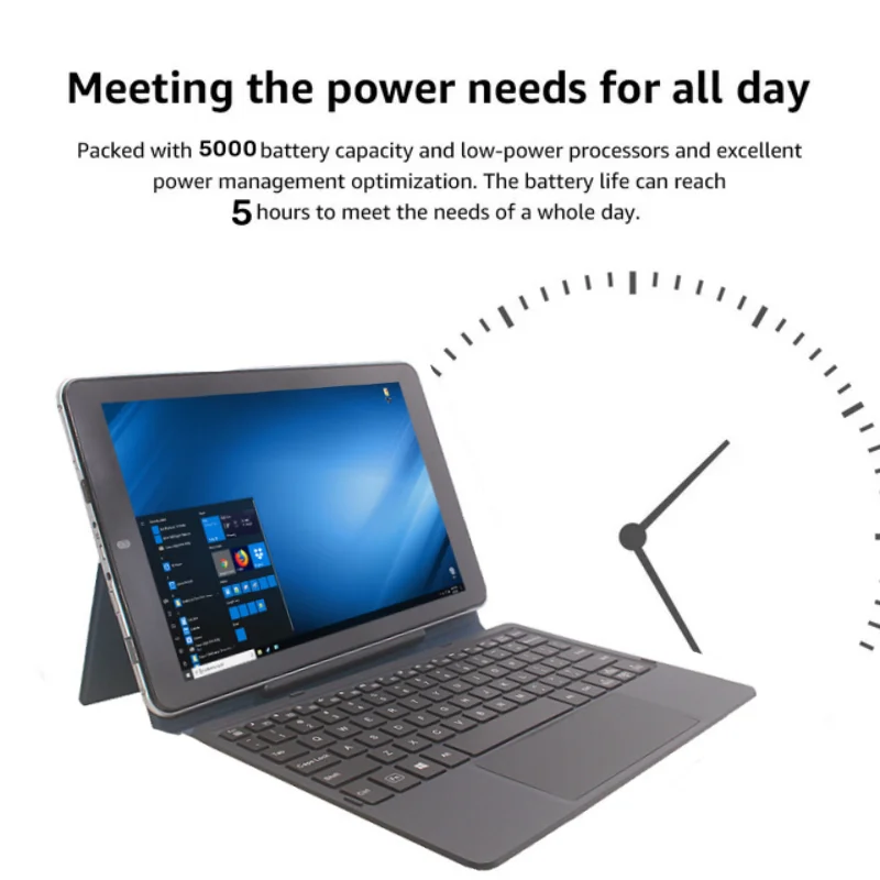 2 em 1 mini pc tablet pc 10.1 ''w102 windows 10 z8350 quad core wifi câmera dupla 1280x800 tela ips hdmi-compatível
