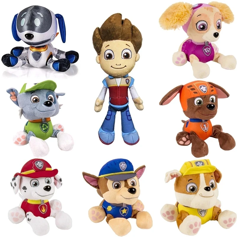 27 センチメートル足ぬいぐるみ犬エベレストトラッカーチェイススカイぬいぐるみアニメぬいぐるみ子供のおもちゃの部屋の装飾子供のギフト